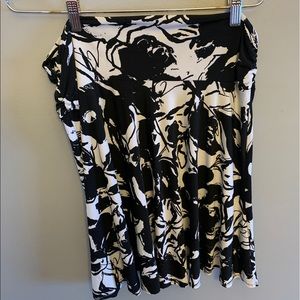 Flowy floral print skirt, 12